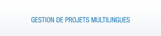 Gestion de projets multilingues